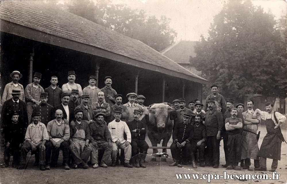 BESANÇON - Personnel des abattoirs de Canot